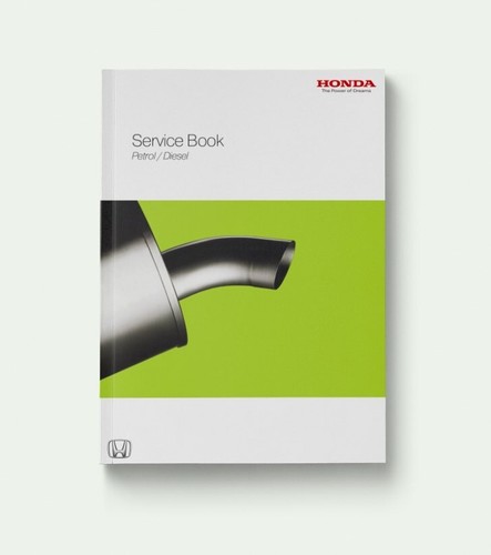 Honda crv service - history, book